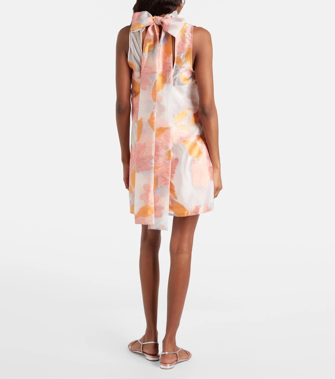 Staud - Albee floral organza minidress