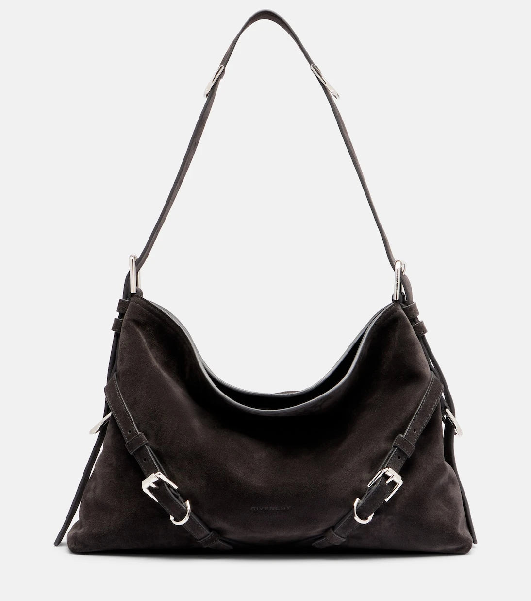 Givenchy - Voyou Medium suede shoulder bag