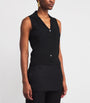 Joseph Milano Knit Stretch Waistcoat Black
