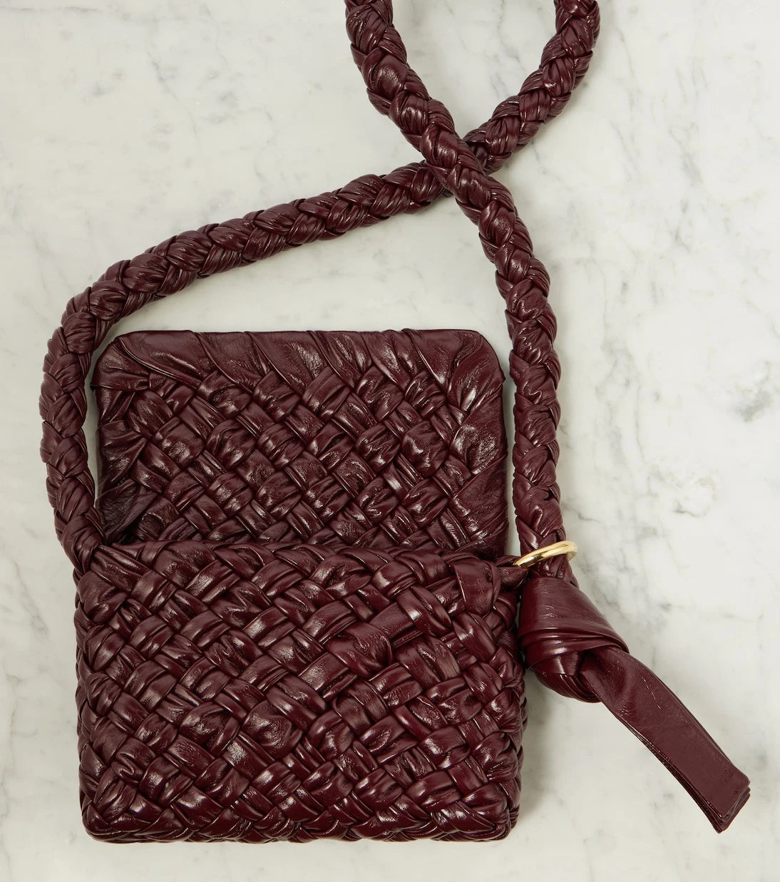 Bottega Veneta - Kalimero Città Small leather shoulder bag