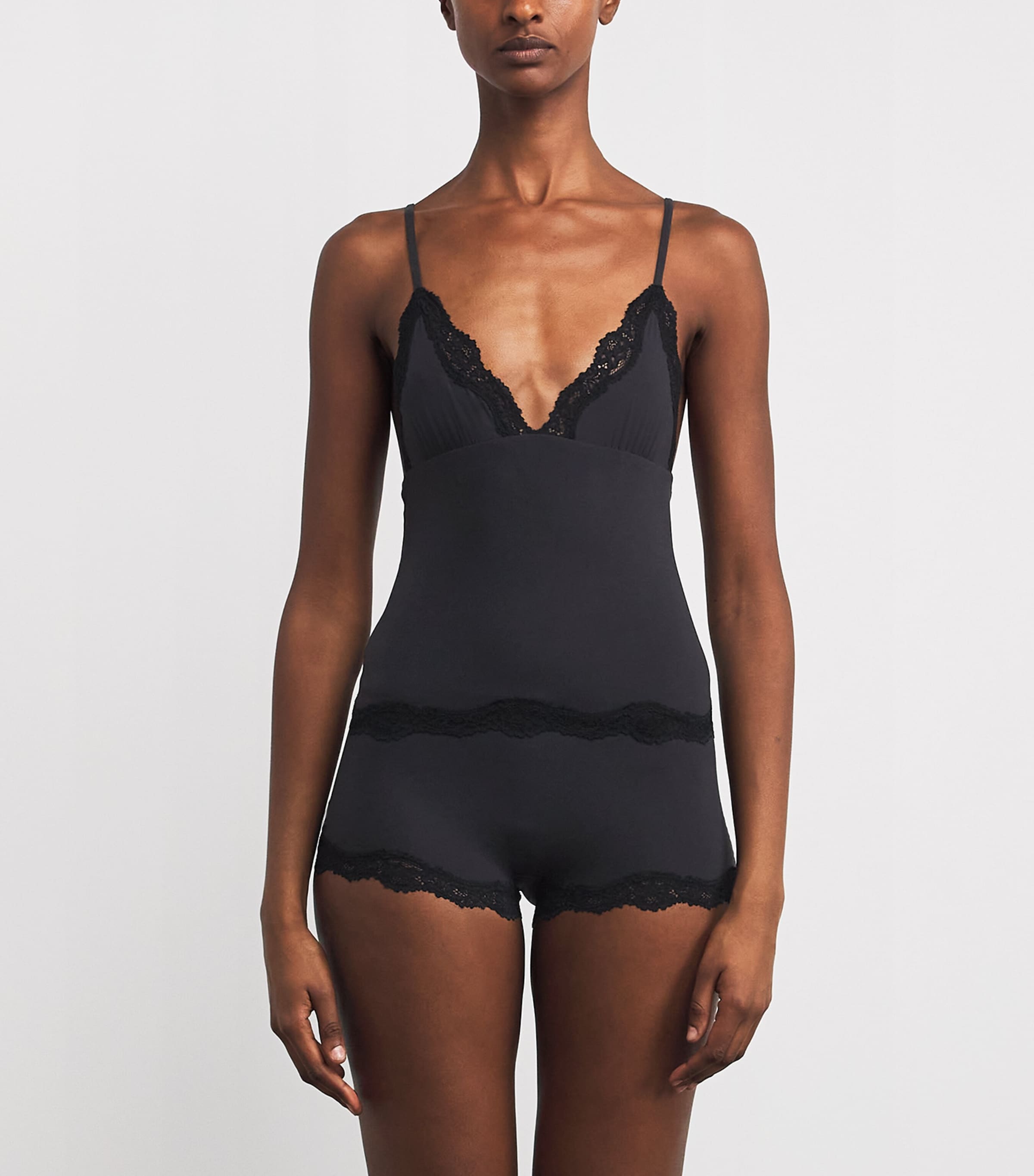 Fits Everybody Lace-Trim Cami and Shorts Set