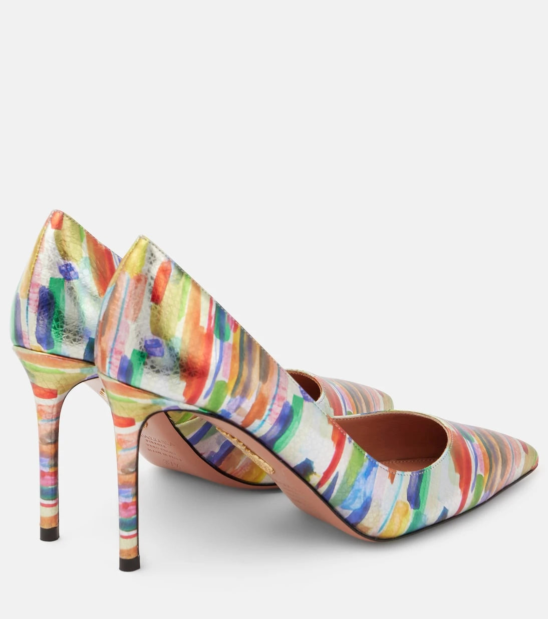 Aquazzura - Purist 85 leather pumps