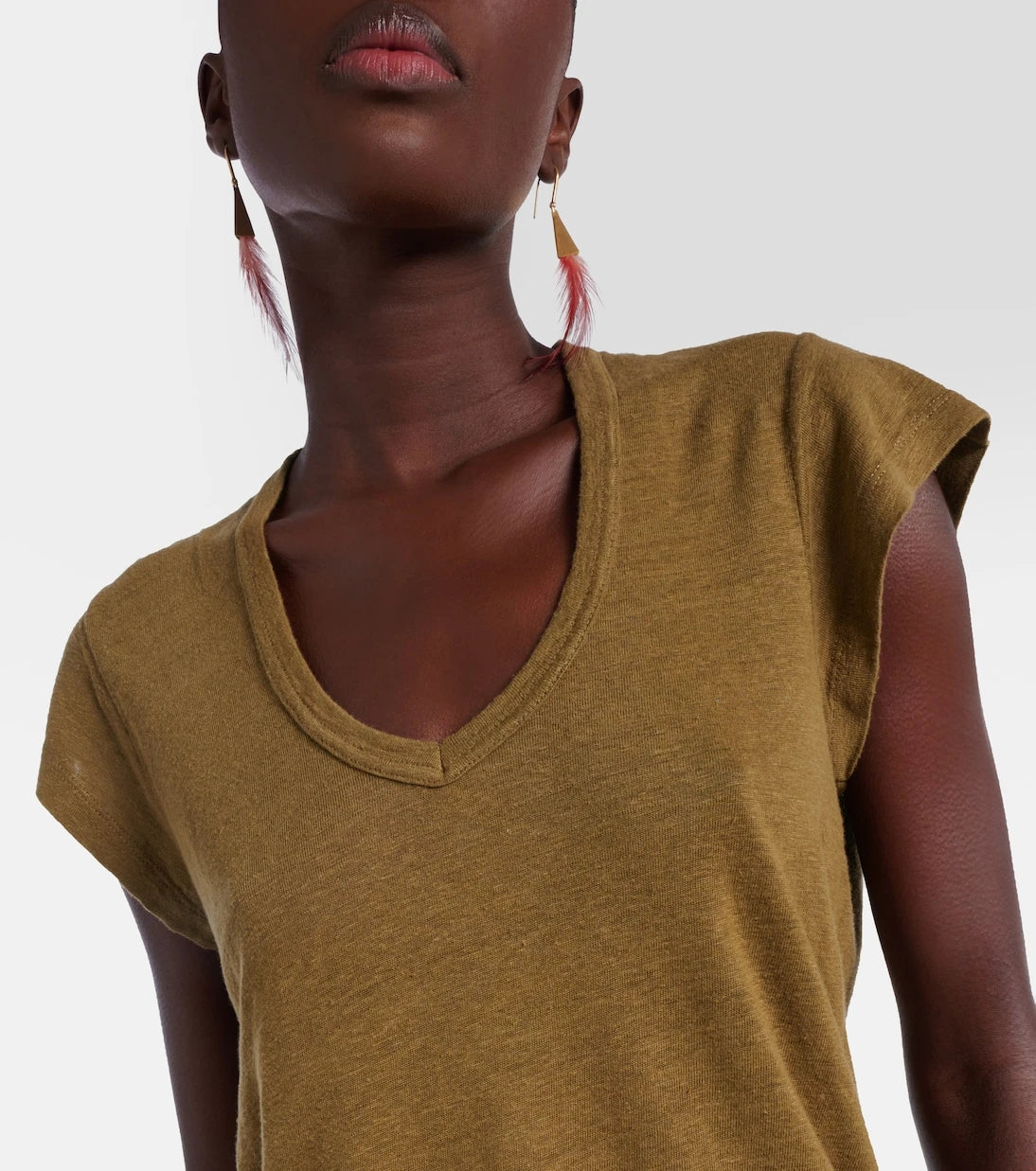 Marant Etoile - تي شيرت كتان