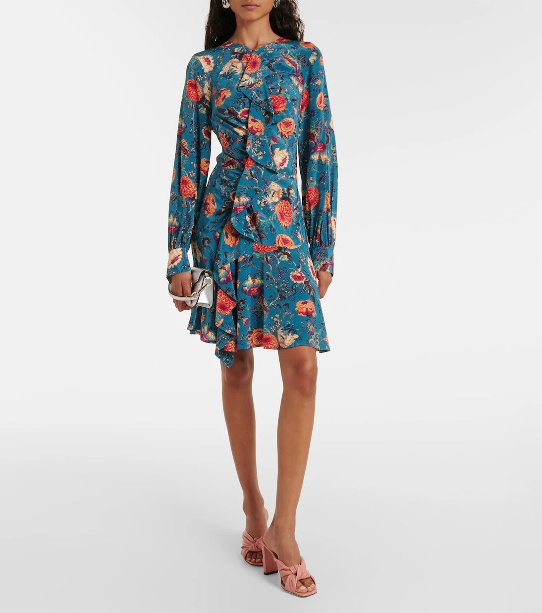 Ulla Johnson - Salima ruffled floral silk minidress