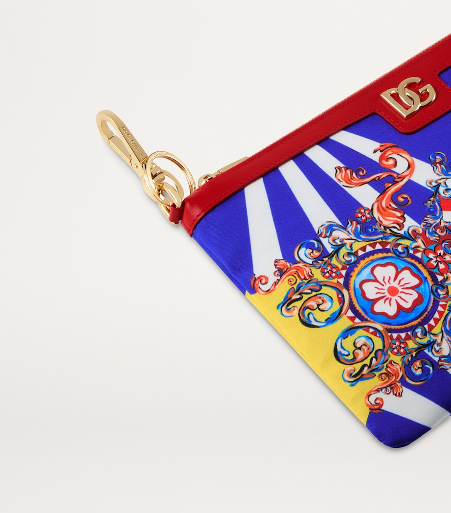 Dolce & Gabbana Casa Carretto Slippers and Sleep Mask Travel Set