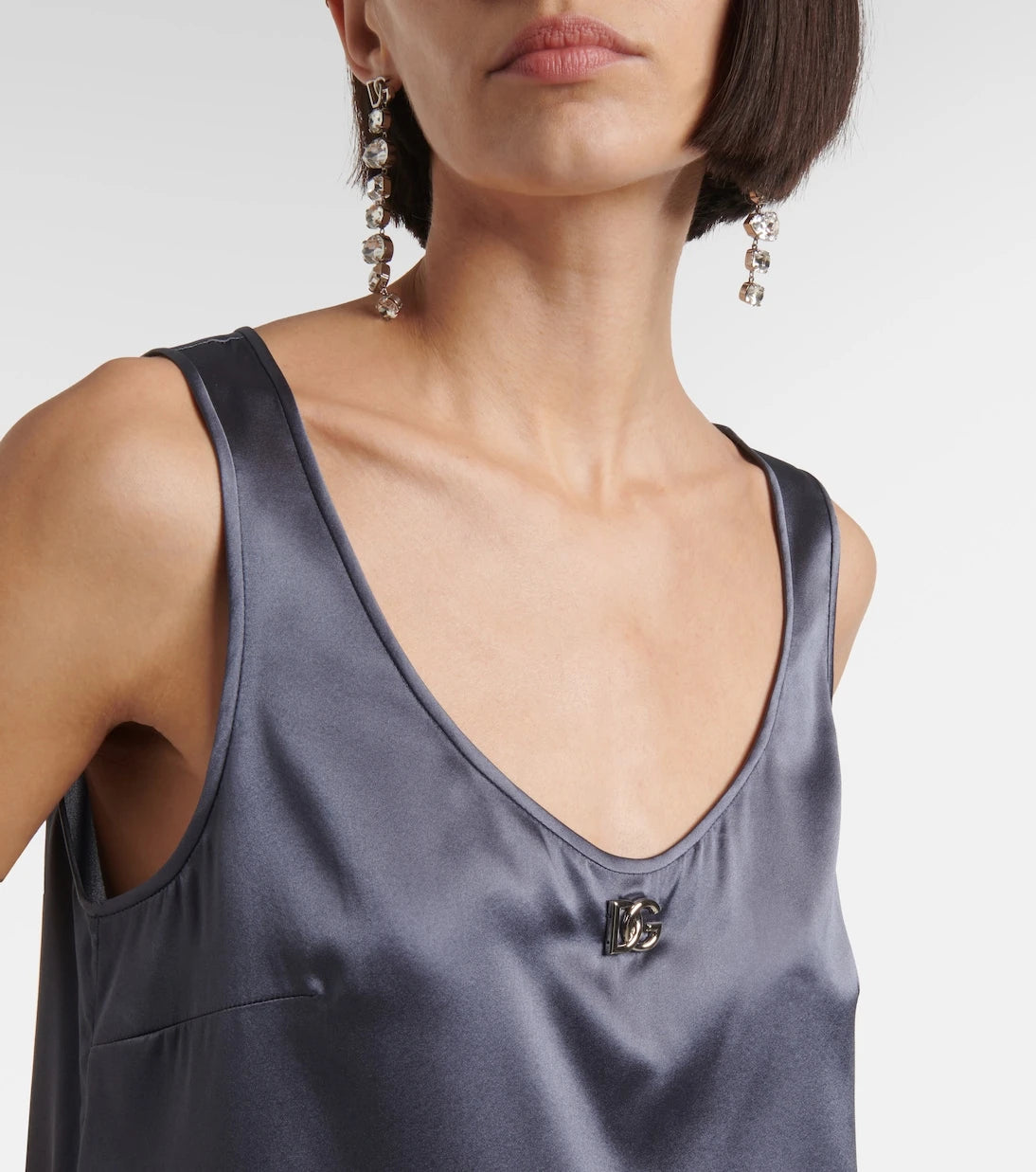 Dolce&Gabbana - Silk-blend top