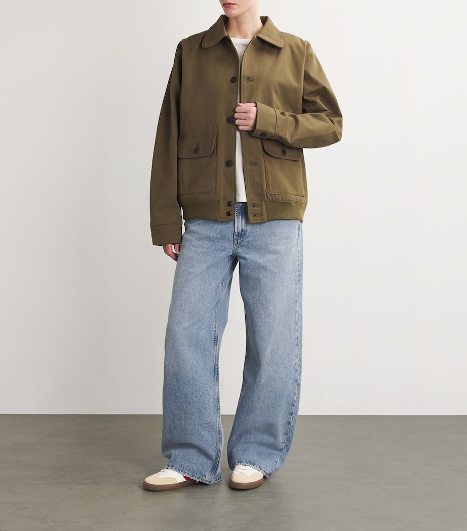 Red Leather Volley Sneakers