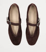 Le Monde Beryl Brown Suede Stella Flats