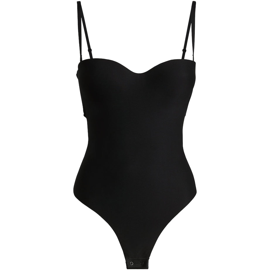 Moulded Underwire Thong Bodysuit ONYX