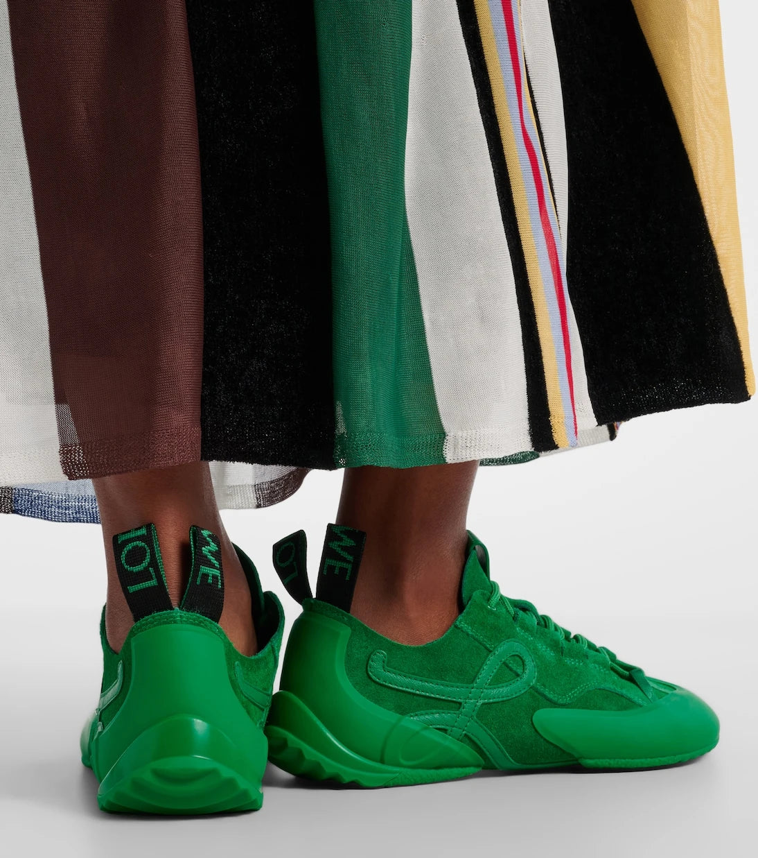 Loewe - Grip suede sneakers