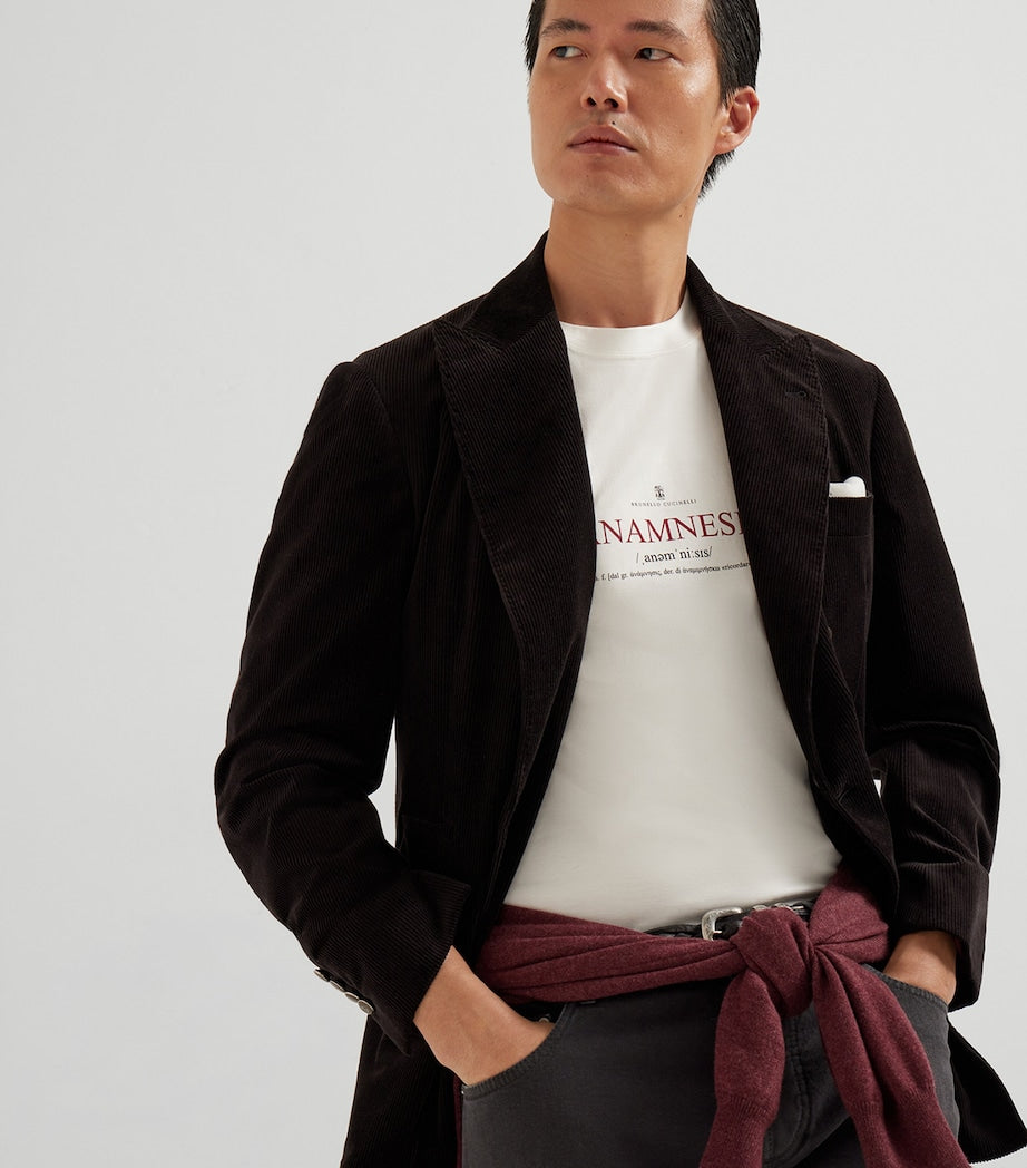 Cotton Anamnesis Print T-Shirt