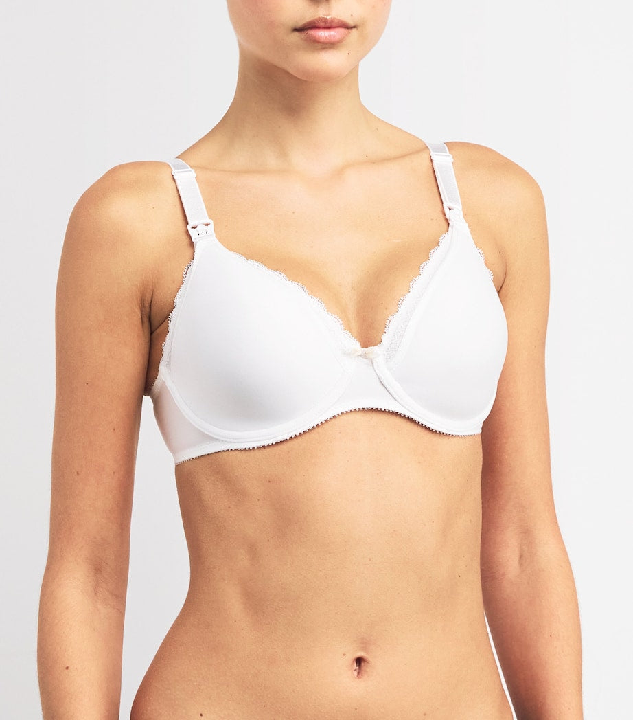 Chantelle White Maternity Nursing Spacer Bra