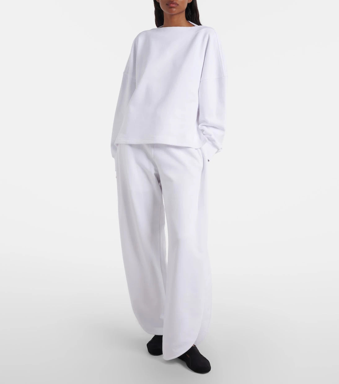Alaïa - بنطلون رياضي من القطن الجيرسيه