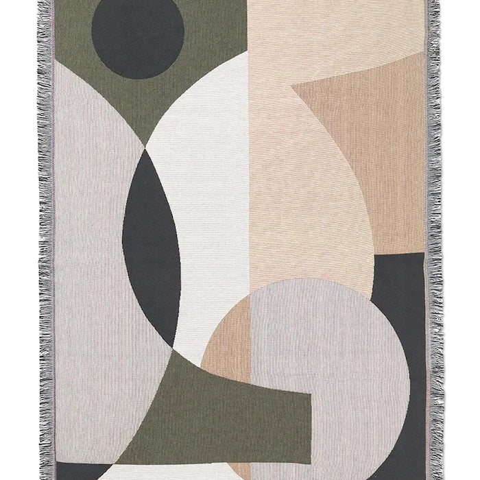 Памучно одеяло ferm LIVING Entire 120 x 170 cm