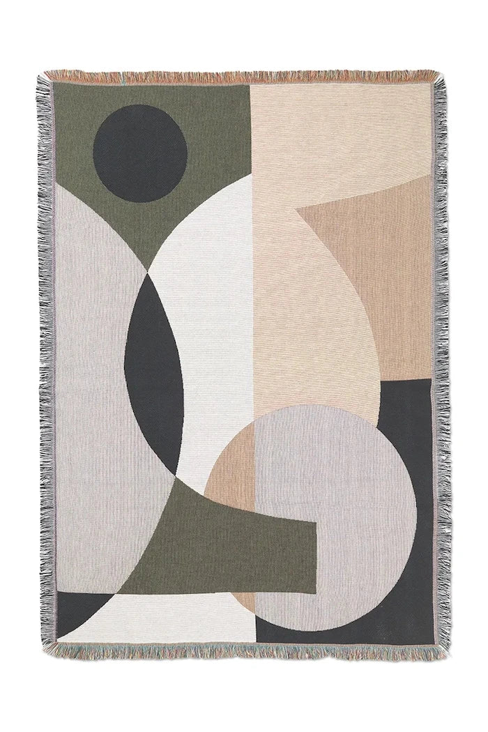 Памучно одеяло ferm LIVING Entire 120 x 170 cm