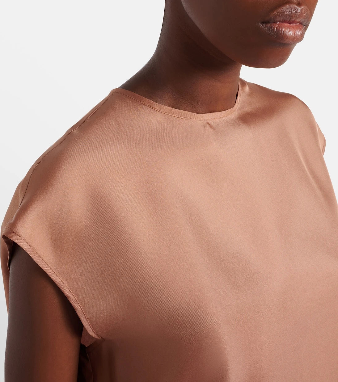 Asceno - Dasha silk twill top