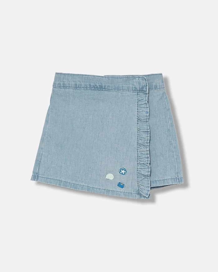 United Colors of Benetton Çocuklar İçin Denim Etek-Şort