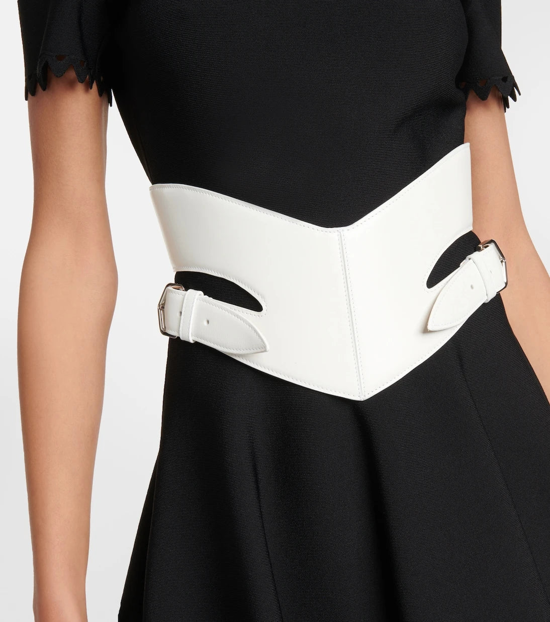 Alaïa - Cut-out leather belt