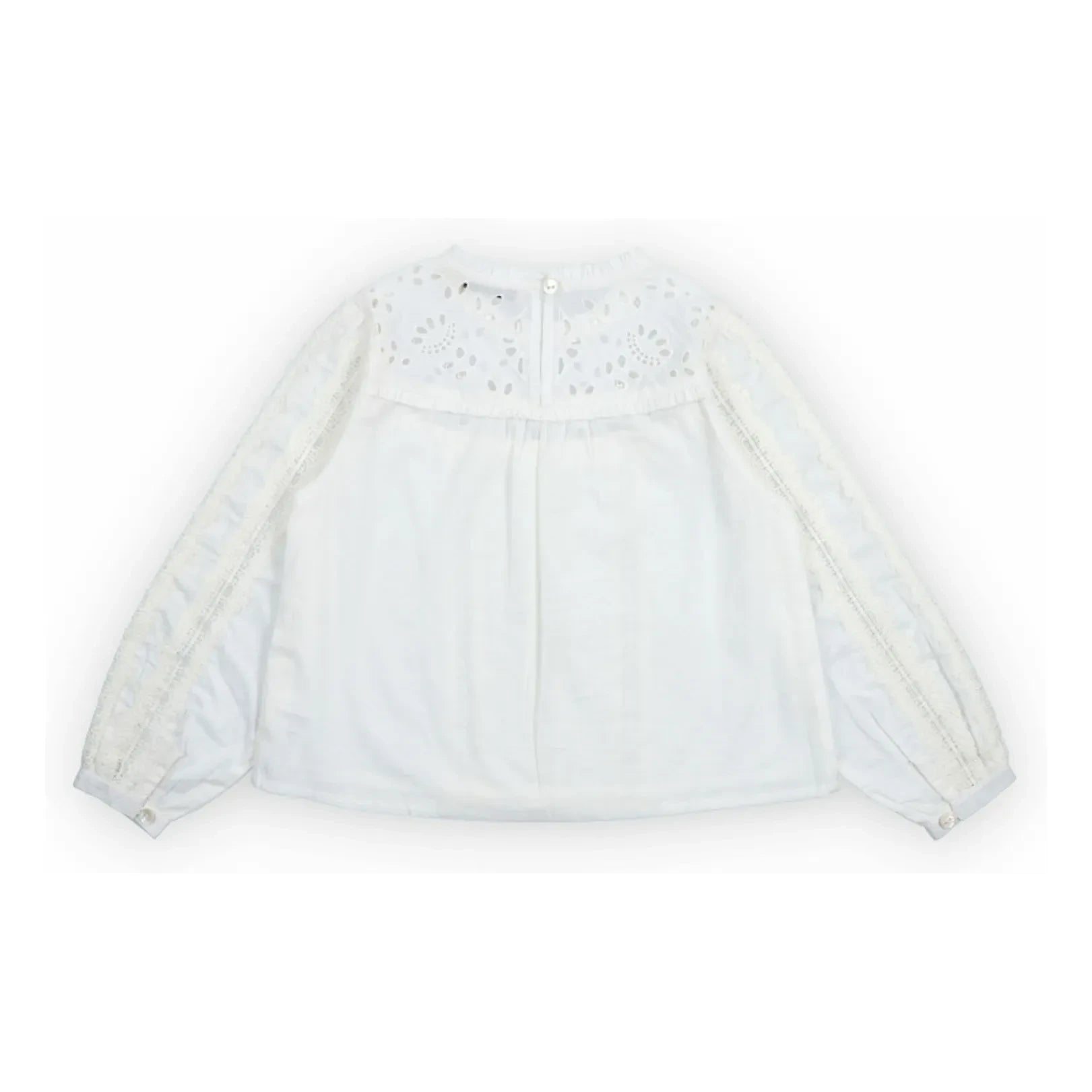 the new society - Dahlia blouse | White