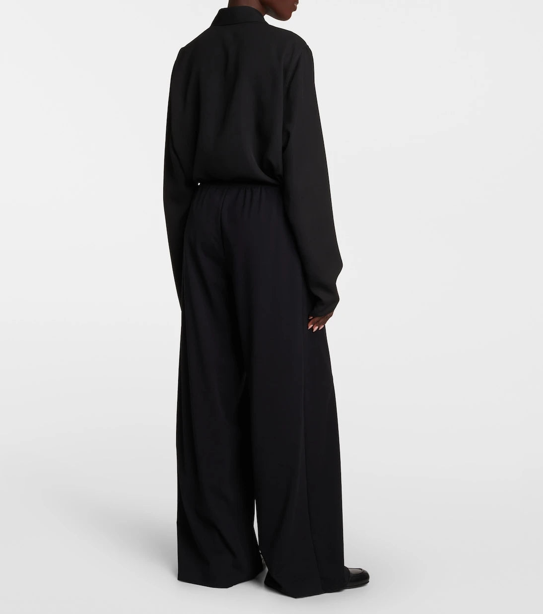 The Row - Bariem low-rise jersey wide-leg pants