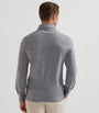 Cotton Long-Sleeve Polo Shirt