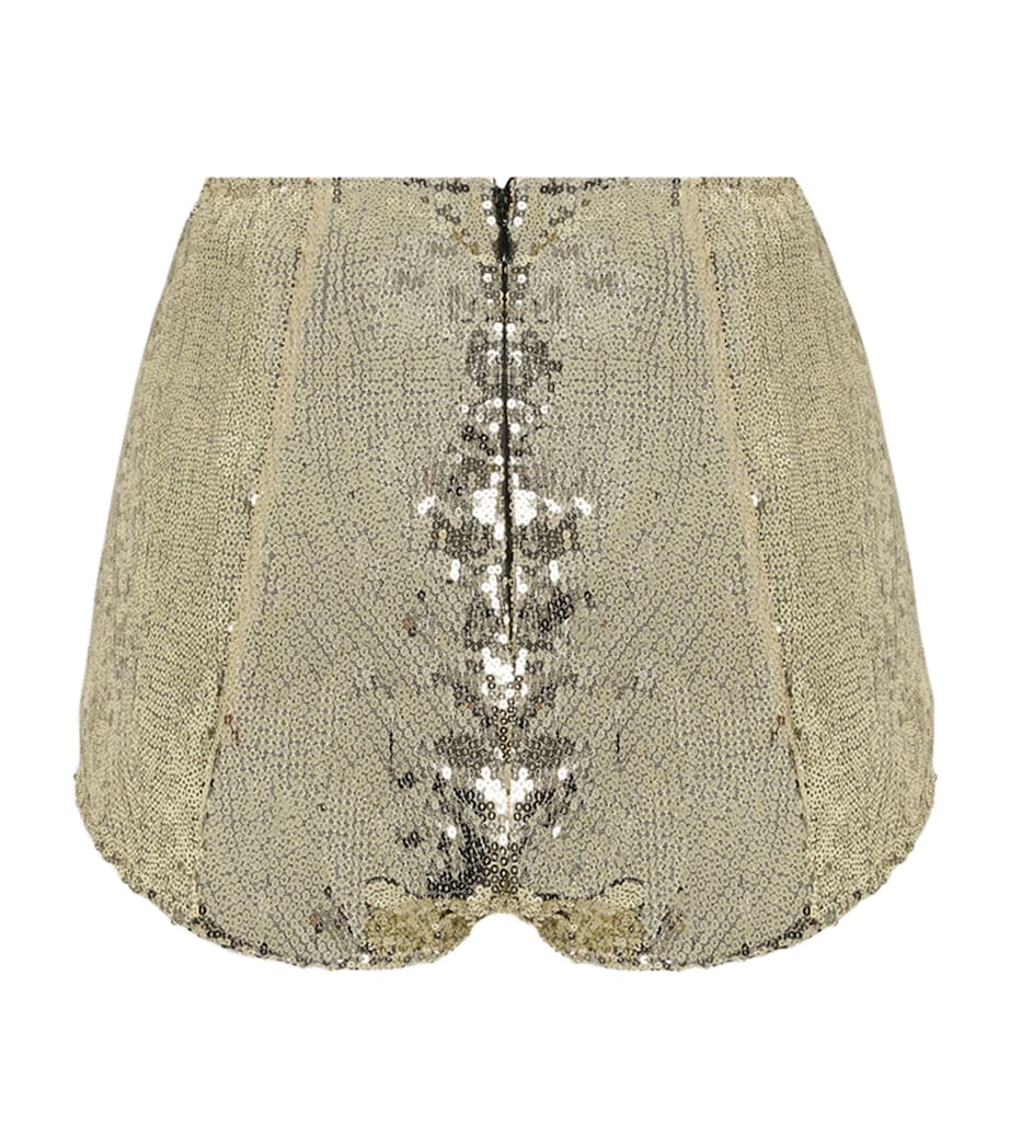 Multi Sequinned Micro Shorts
