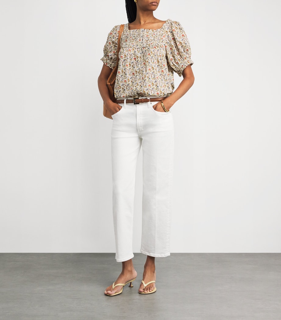Organic Cotton Floral Farley Top