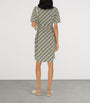 Burberry Beige Cotton Check Mini Shirt Dress