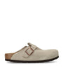Birkenstock Brown Suede Boston Clogs