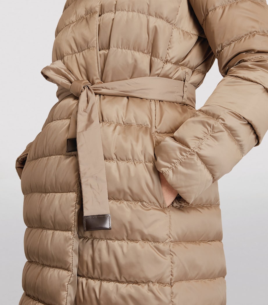 Max Mara White The Cube Reversible Quilted Coat
