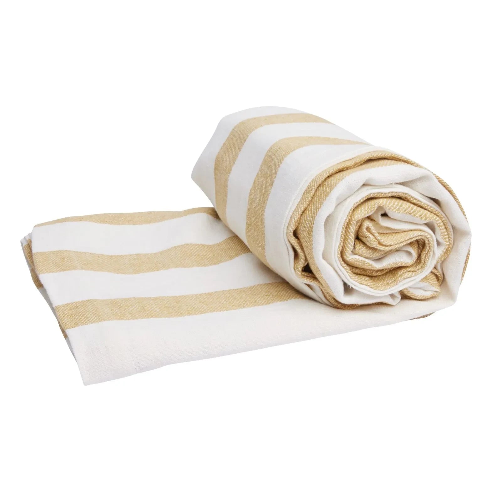 Gabrielle Paris - Bastide linen bedspread | Yellow Curry colour