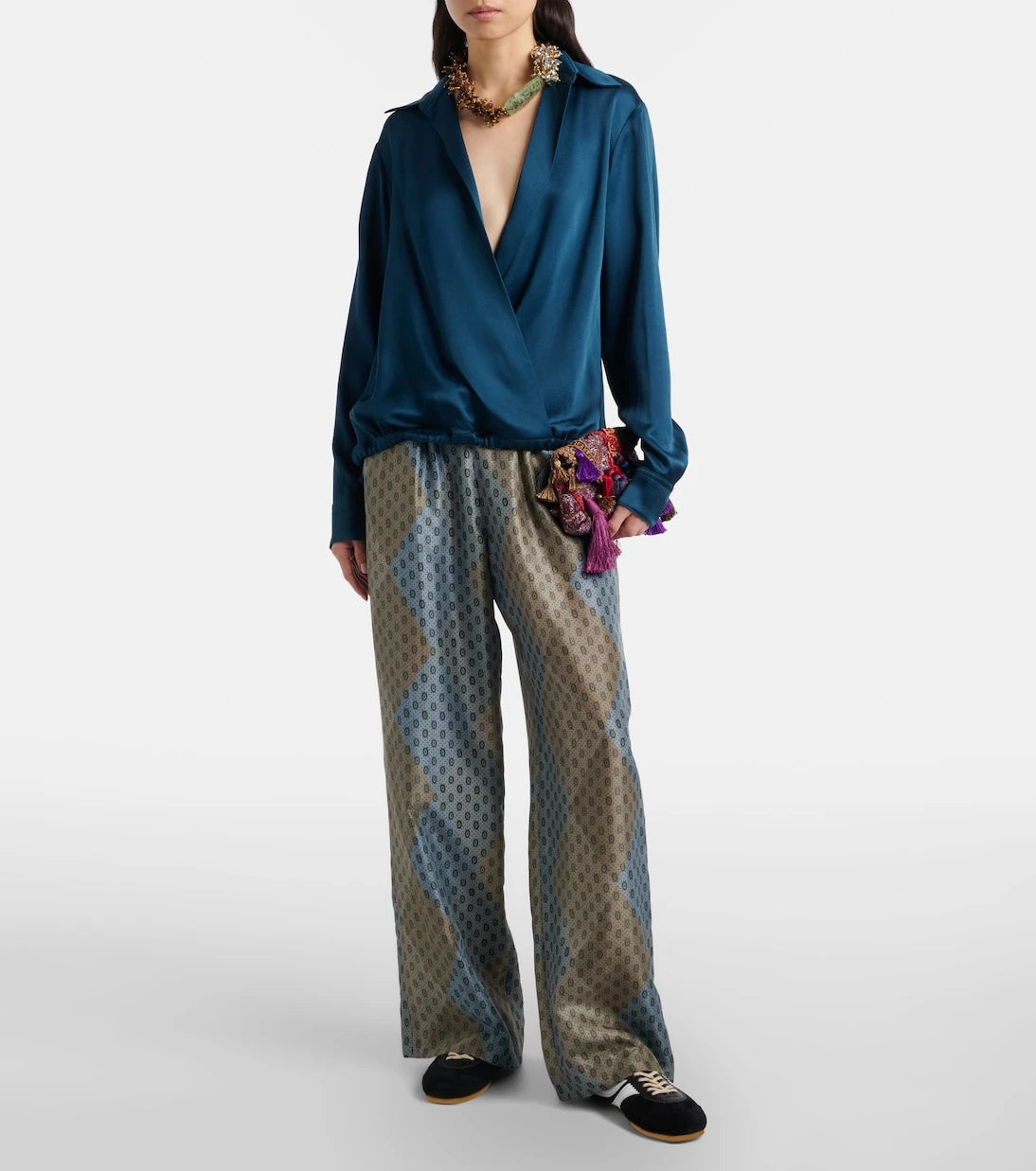 Dries Van Noten - Suede mules