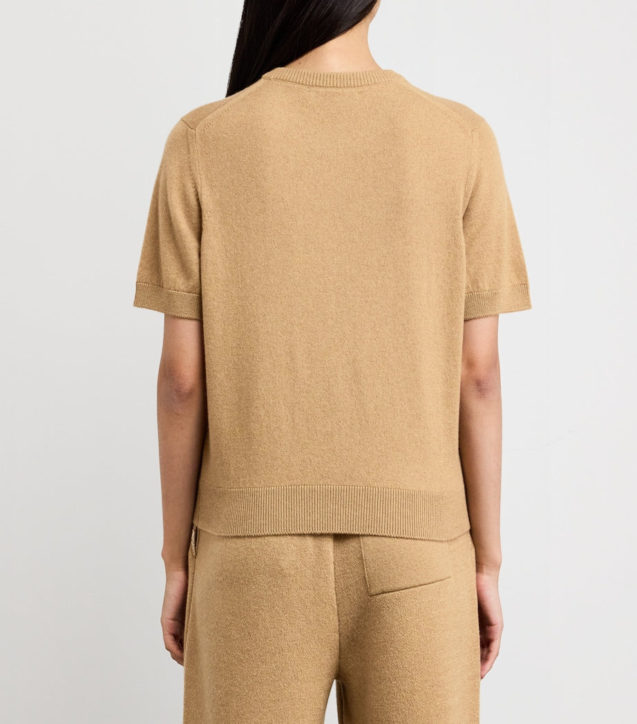 Cashmere Short-Sleeve Sweater