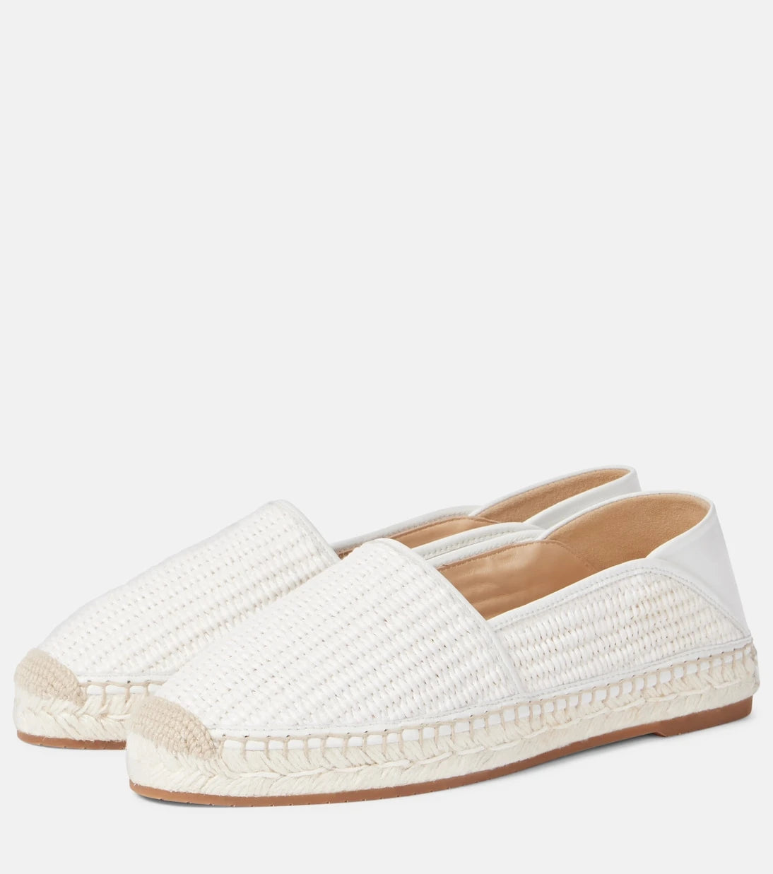 Manolo Blahnik - Espadra raffia espadrilles