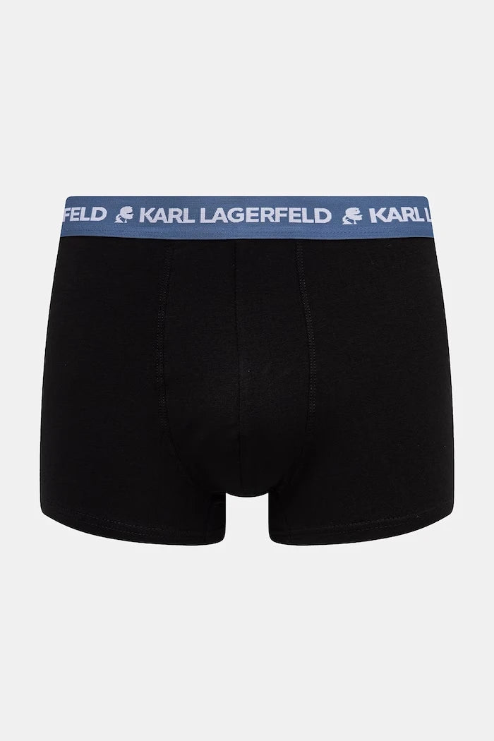 Karl Lagerfeld pamuk ve elastan erkek dar boxer LOGO TRUNK 5’li