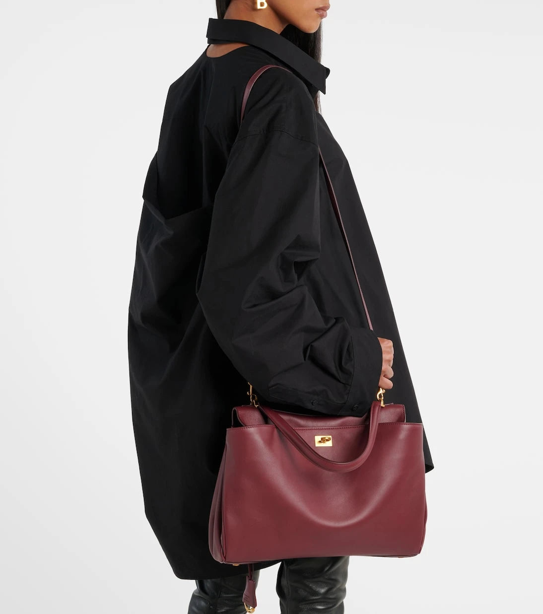 Balenciaga - Rodeo Medium leather tote bag