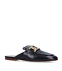 Tod's Black Leather Slippers