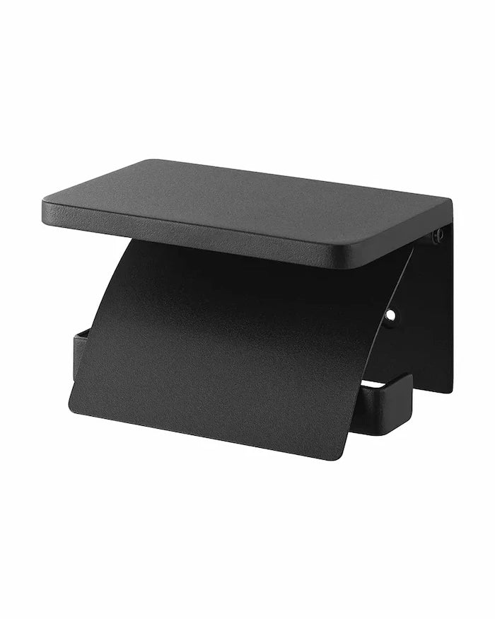 Yamazaki duvara monte paslanmaz çelik tuvalet kağıdı askısı 14 x 12 x 8,5 cm