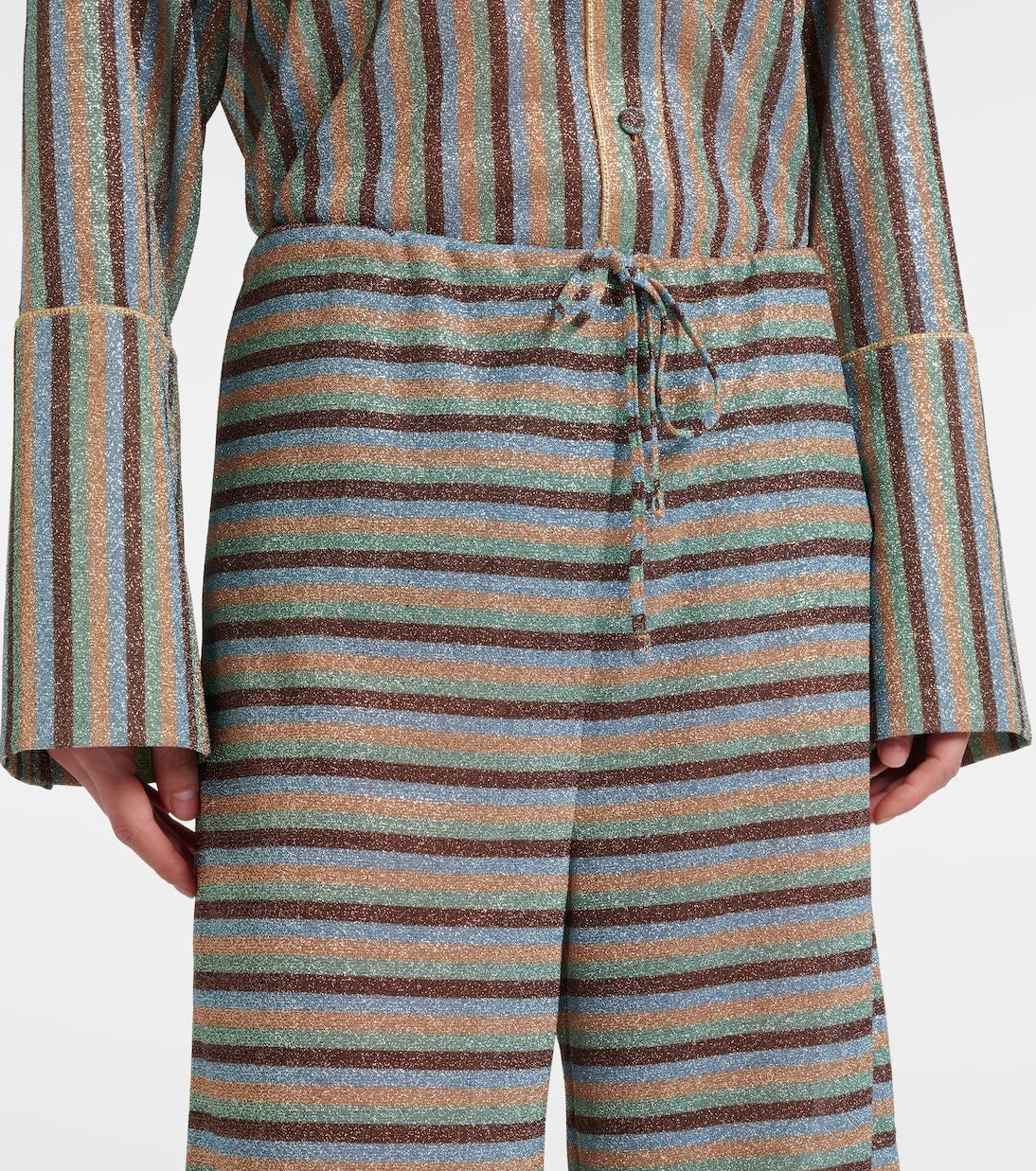 Oséree - Lumière striped wide-leg pants