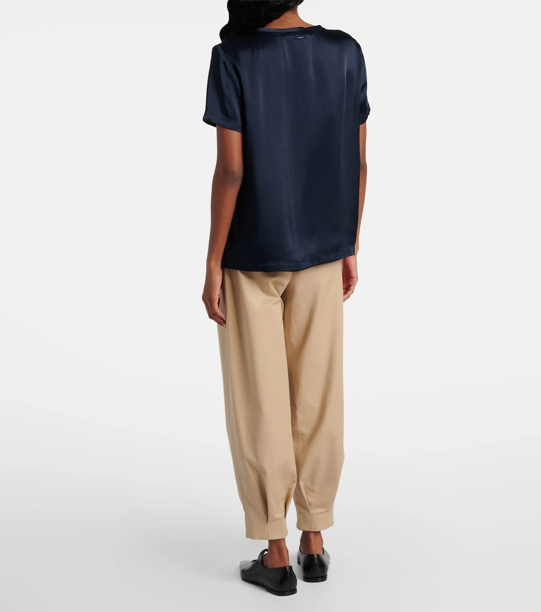 'S Max Mara - تي شيرت ريبيكا من الساتان