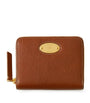 Mulberry Brown Logo Plaque Purse