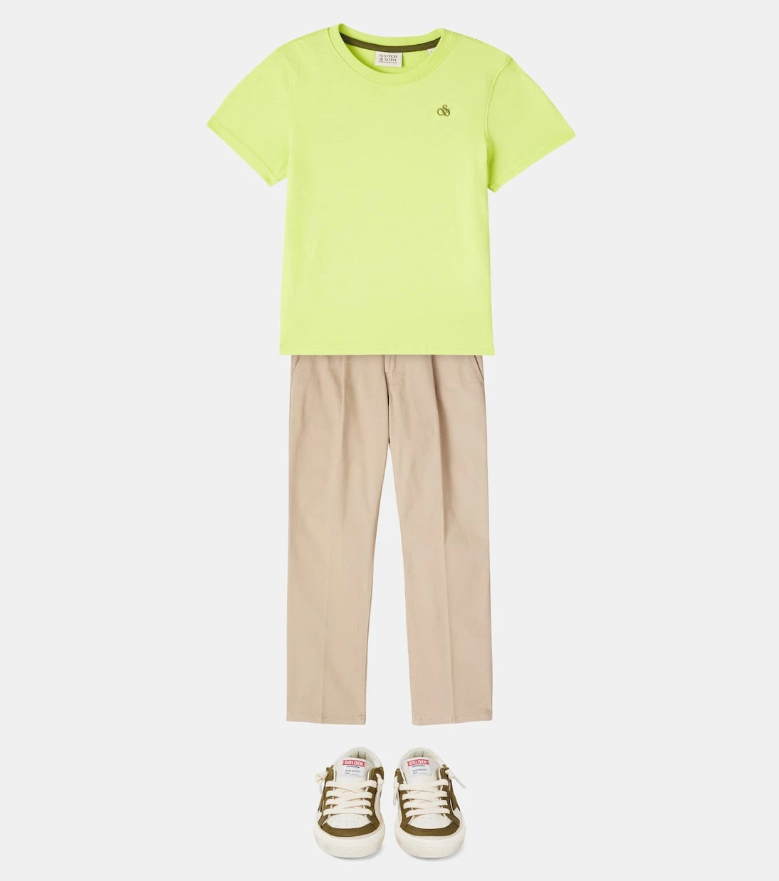 Scotch & Soda Kids - Stuart cotton-blend twill chinos