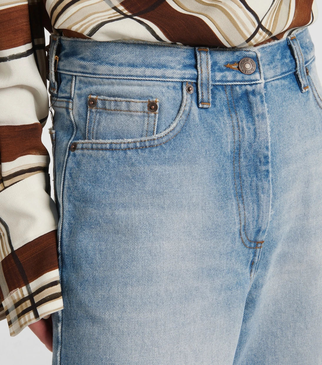 Dries Van Noten - Denim shorts