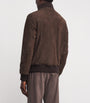 Aqualeather Suede Bomber Jacket