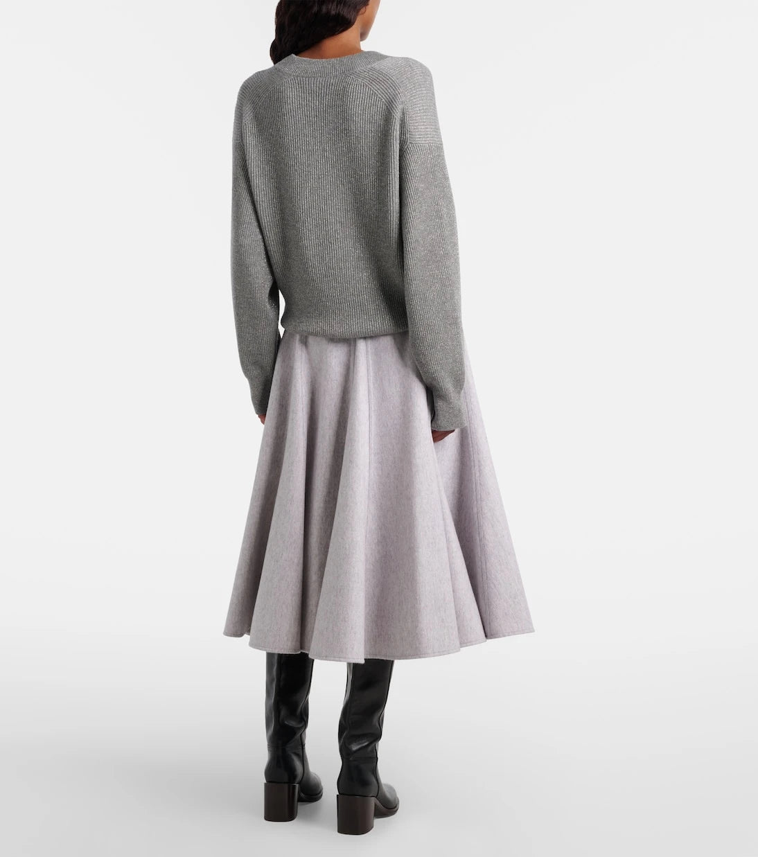 Brunello Cucinelli - Virgin wool midi skirt