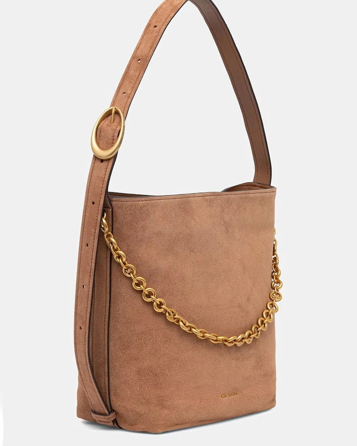 MICHAEL Michael Kors чанта тип хобо дамска от велур Nolita