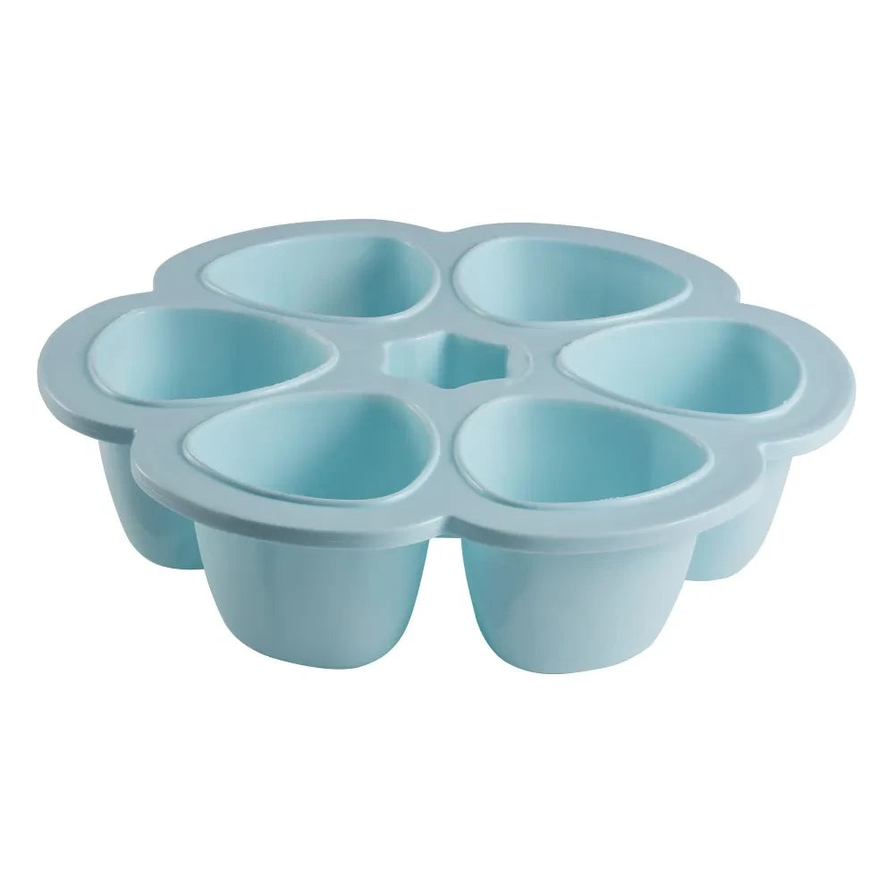 Béaba - Multiportion Silicon Plate 6x150ml | Turquoise
