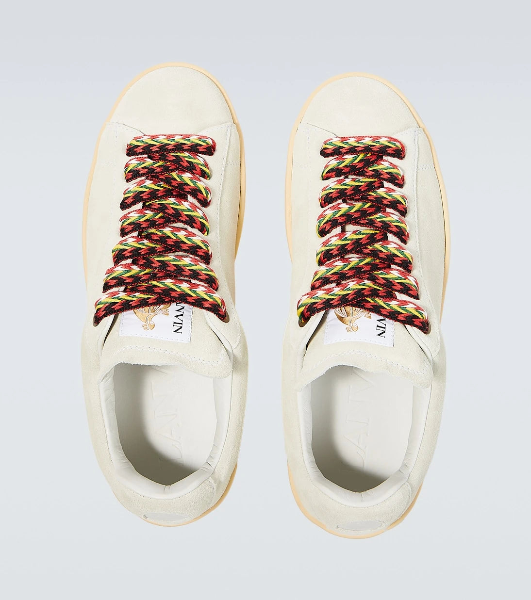 Lanvin - Lite Curb suede sneakers