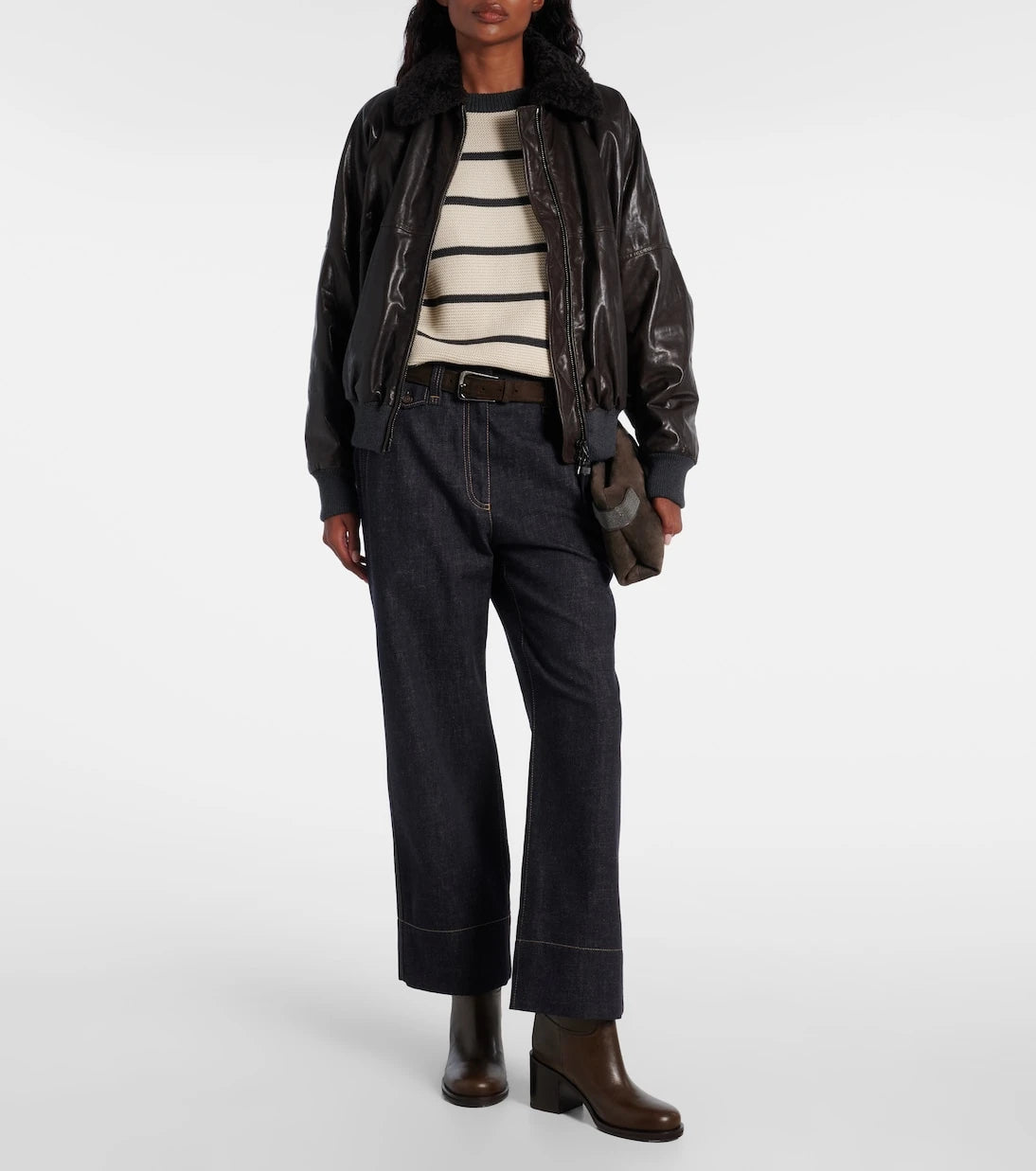 Brunello Cucinelli - Leather ankle boots