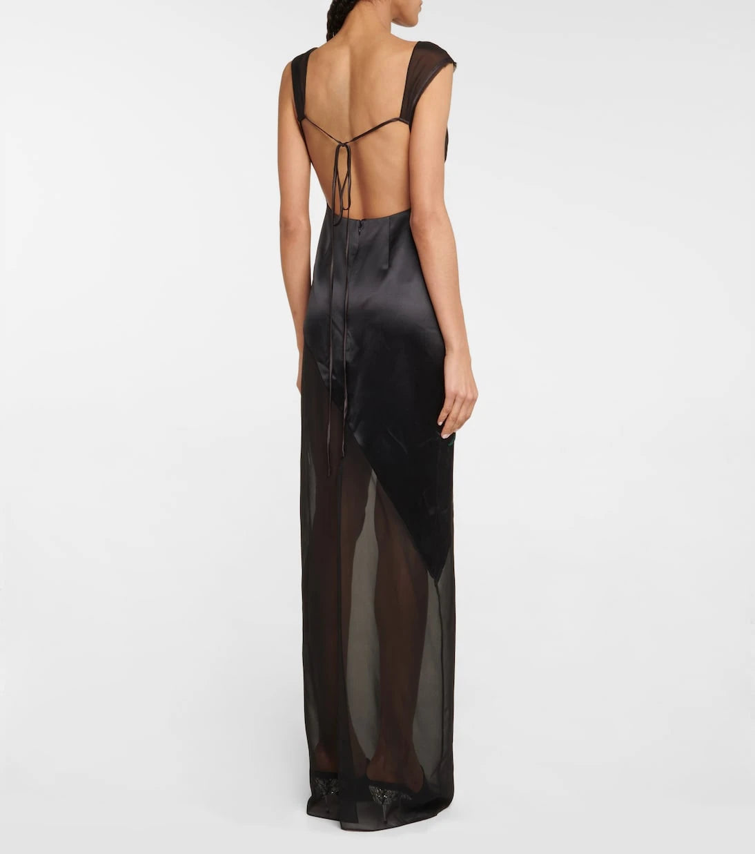 Peter Do - Embroidered silk dress